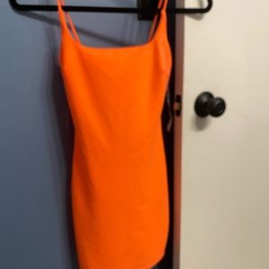 Windsor neon coral dress XS